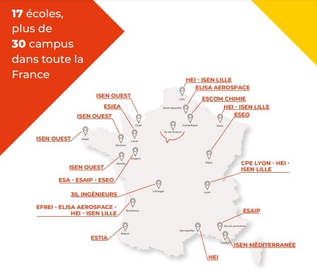 Ecoles du concours Alpha