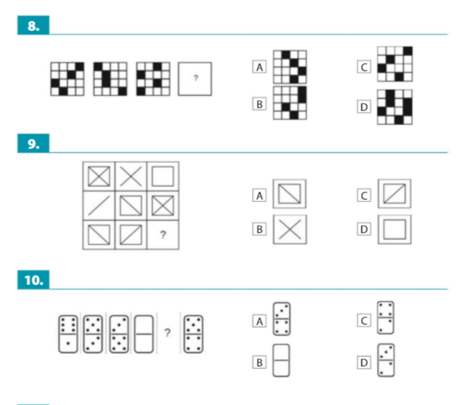  question de logique spatiale du concours sésame 