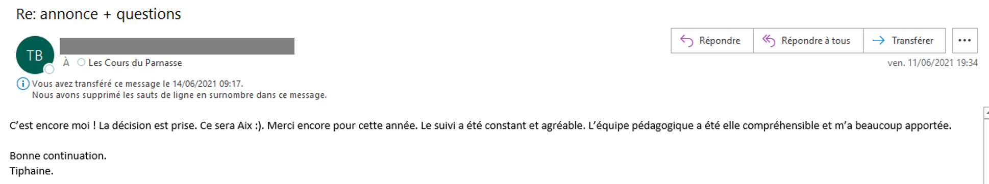Élève de la prépa IEP 2021