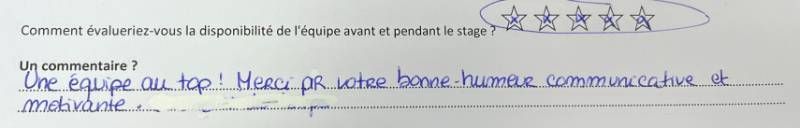 Elève du programme 2022